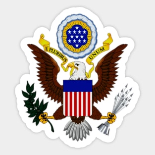 UNITED STATES. UNITED STATES COAT OF ARMS. SAMER BRASIL Sticker